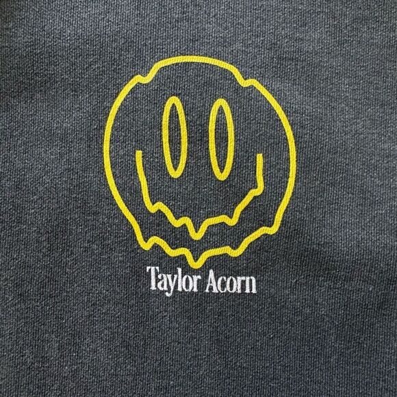 Taylor Acorn Everything Sucks Except For You Gray Hoodie Pullover Size Large - Picture 2 of 6